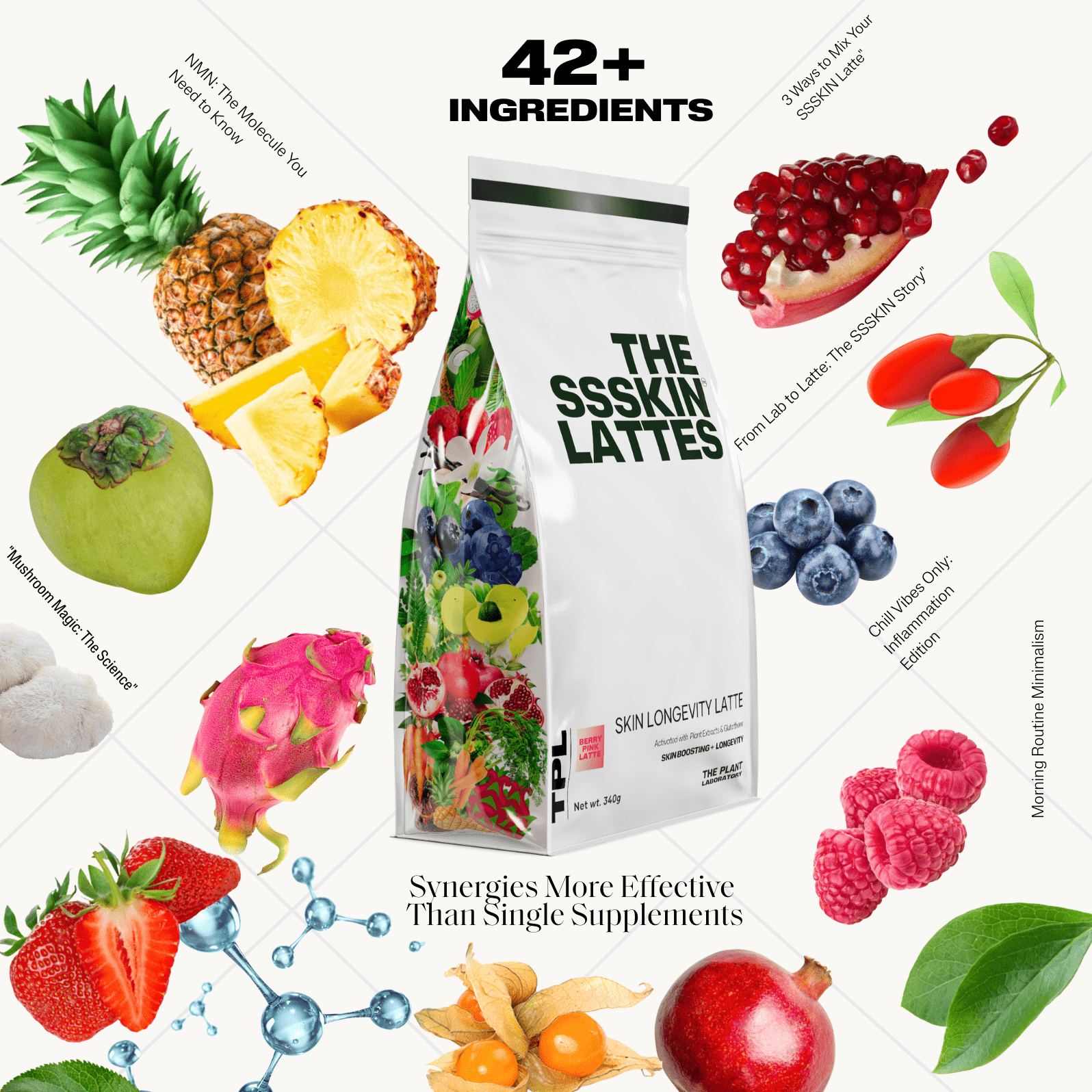 Berry Pink SSSKIN Lattes - THE SSSKIN LATTES